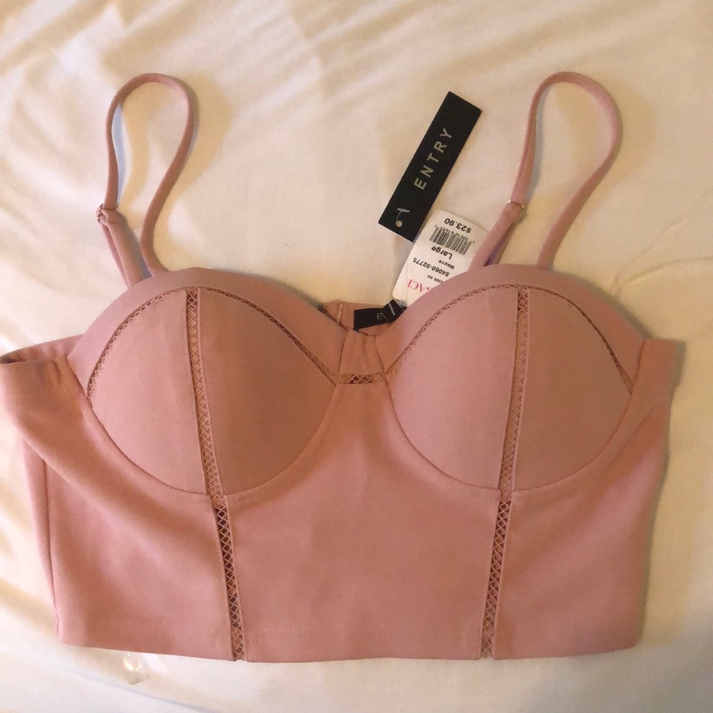 Spaghetti strap crop top